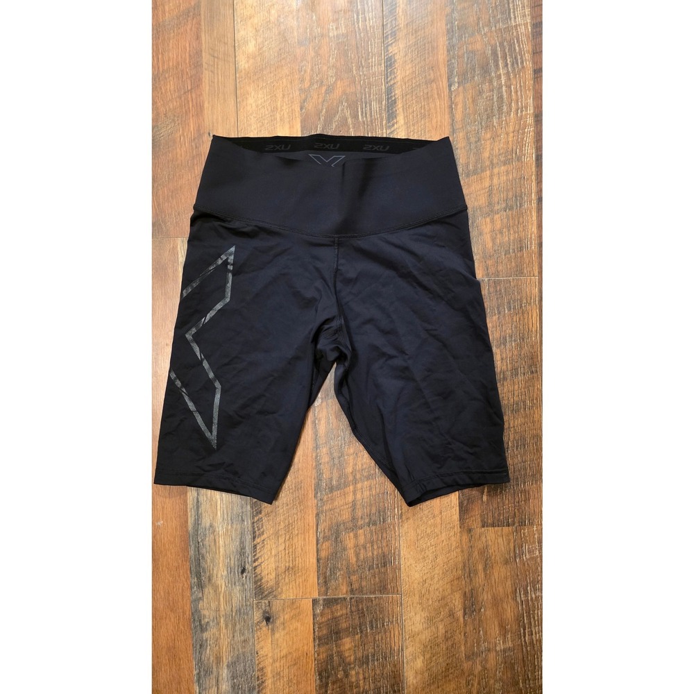 2XU MCS Women Black Compression Shorts WA4531b Size Medium Running Training